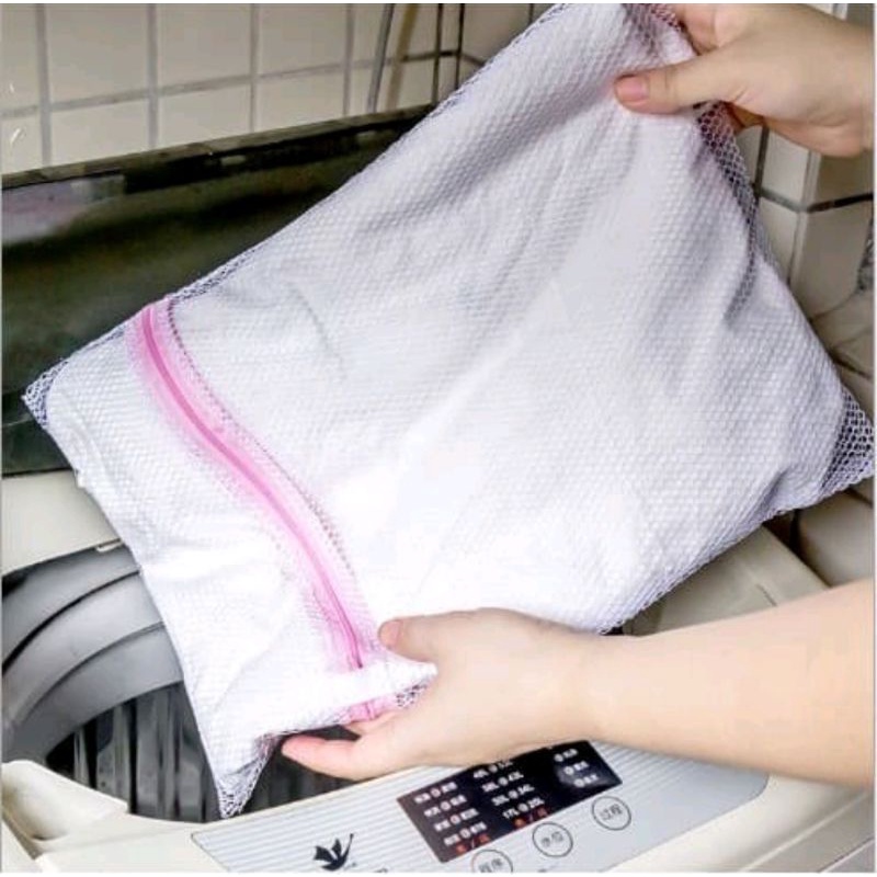 PR17 Laundry Net Mesin Cuci Jumbo Jaring Transparan 50x60cm