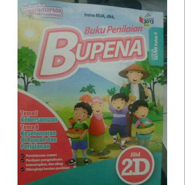 Bupena 2d Untuk Kelas 2 Sd Tema 7 8 Revisi 2017 Shopee Indonesia