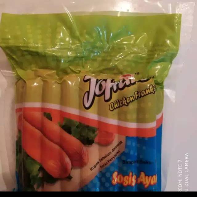 

Jofrans sosis ayam frankfuter 360gr 15s