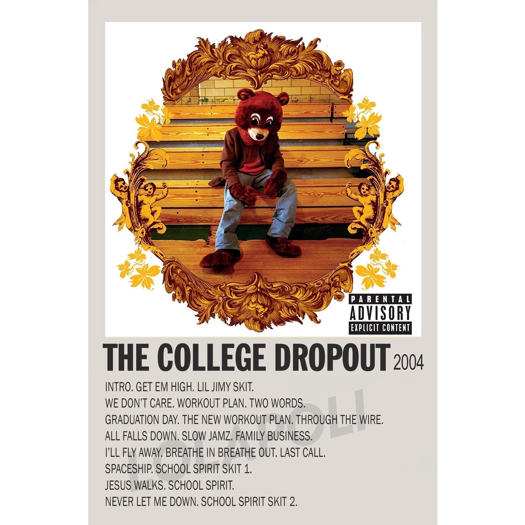 Poster Cover Album The College Dropout - Kanye West