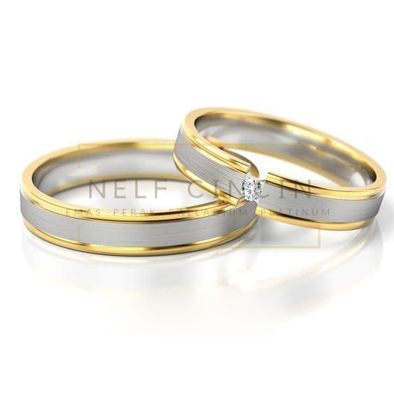 Cincin Perkawinan Cincin Tunangan Cincin Kawin Silver Cincin Couple 32