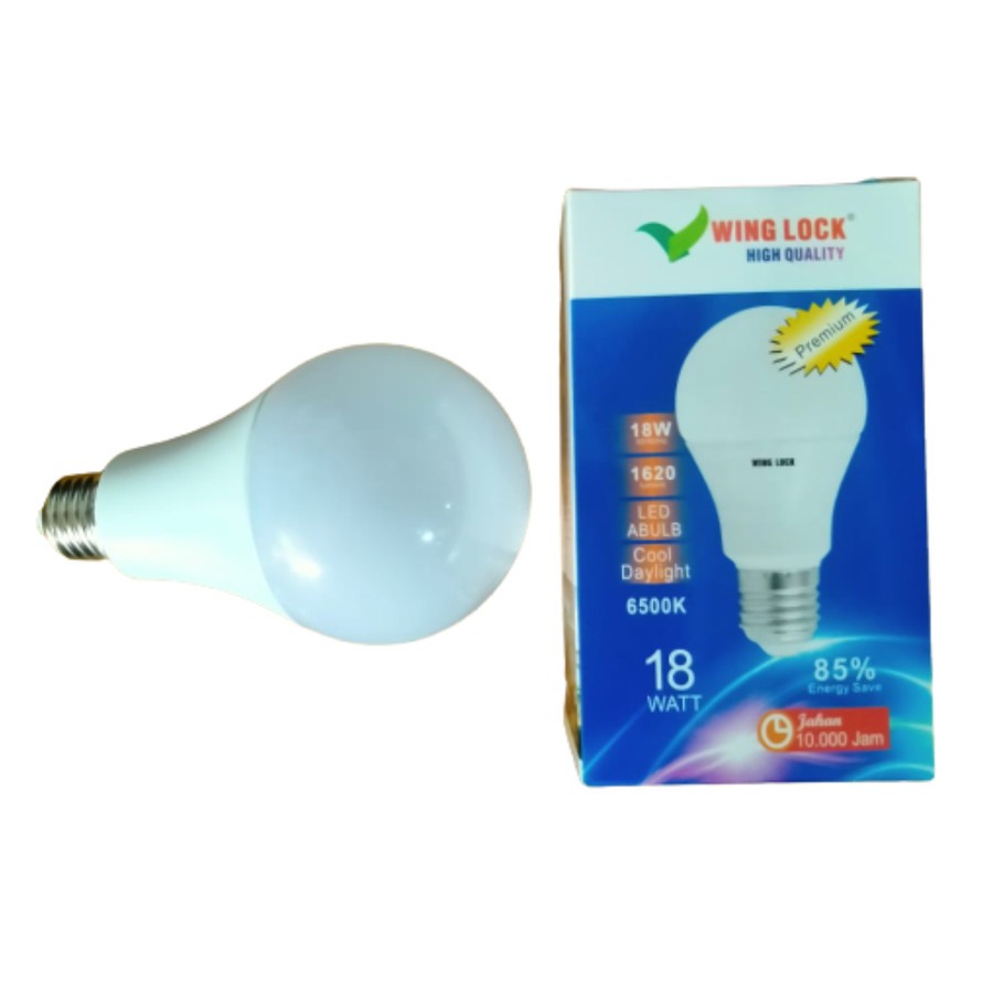 LAMPU LED WING LOCK 18 WATT PREMIUM BOHLAM LED GARANSI 1 TAHUN