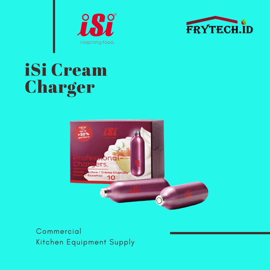 

iSi Cream Charger import dari Austria. Halal dan Aman - 1 Box