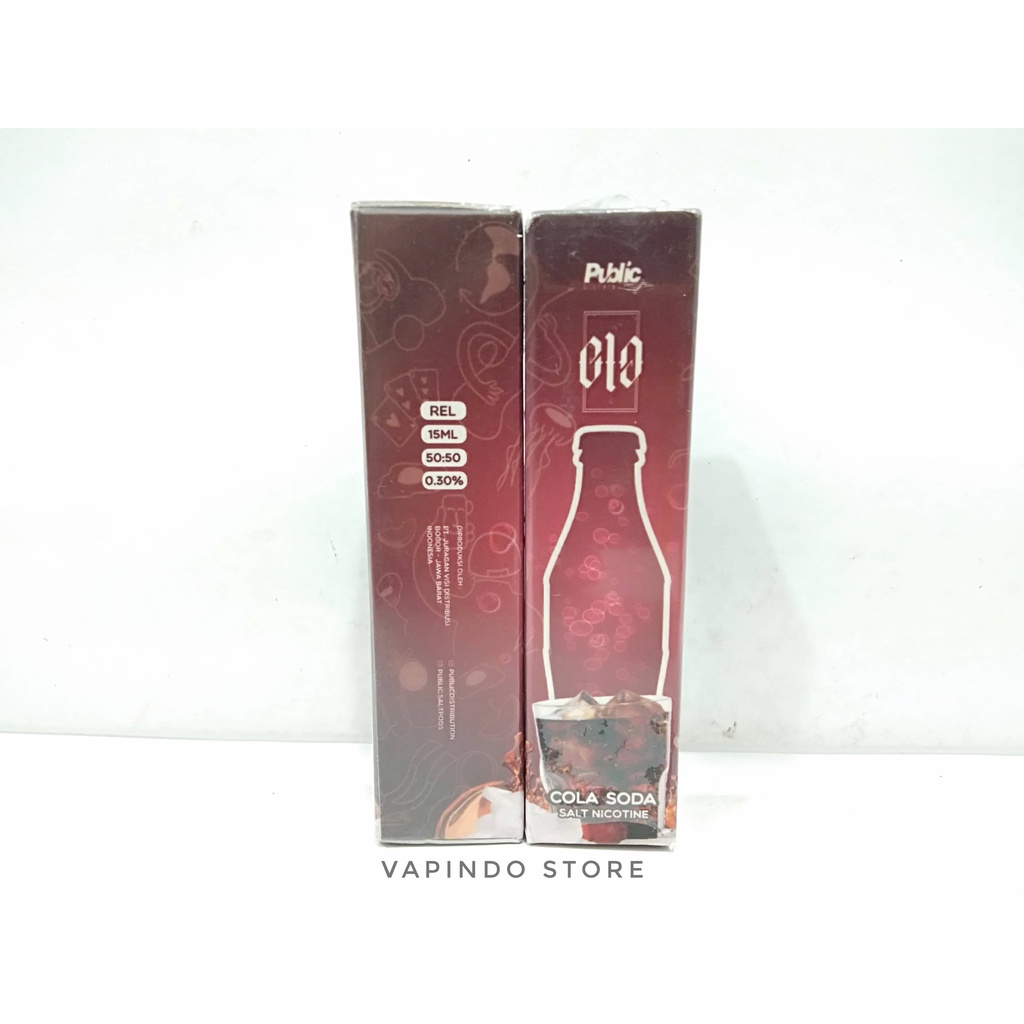 SALT ELO COLA SODA 15ML 30MG BY PUBLIC LIQUID