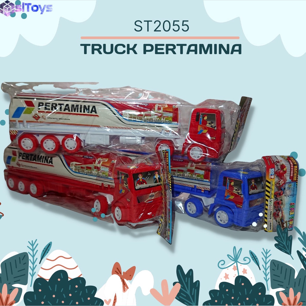 Mainan Truk Pertamina Volvo Panjang ST2055