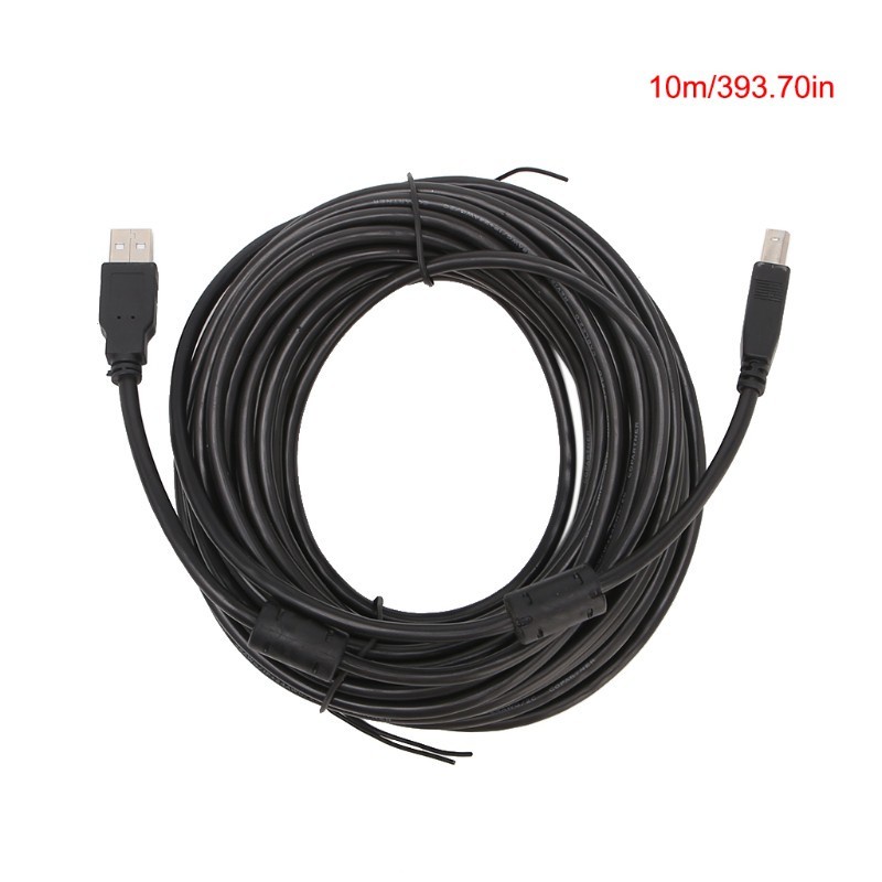 kabel usb 2.0 printer 10meter / kabel printer 10meter /kabel printer hitam