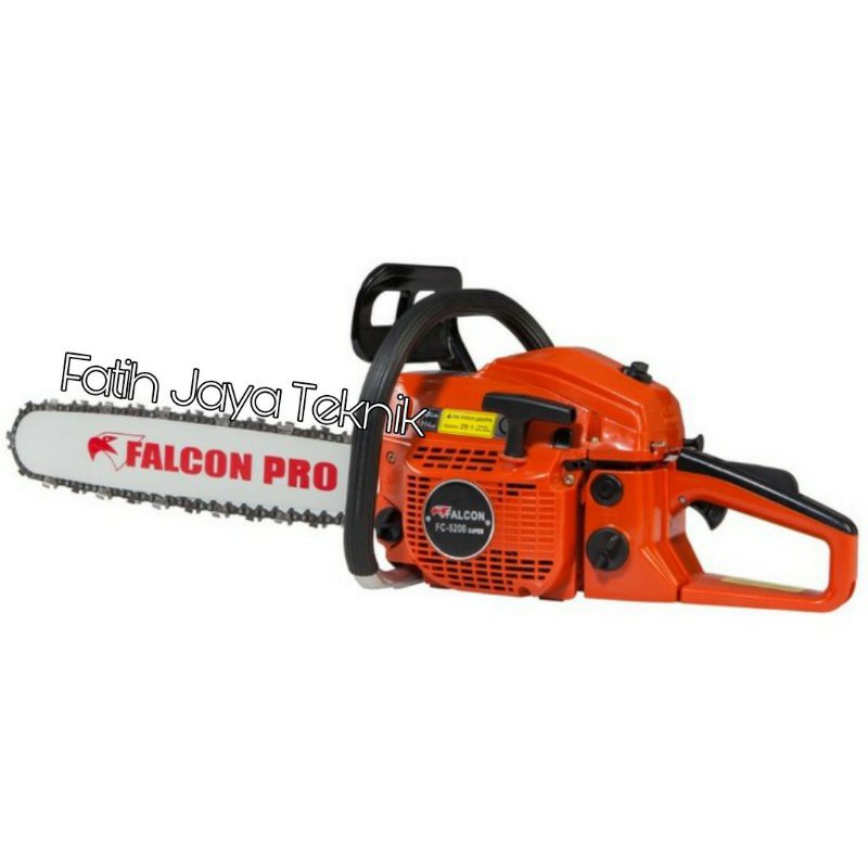 Mesin Gergaji Kayu Chainsaw FALCON PRO 5200 20in