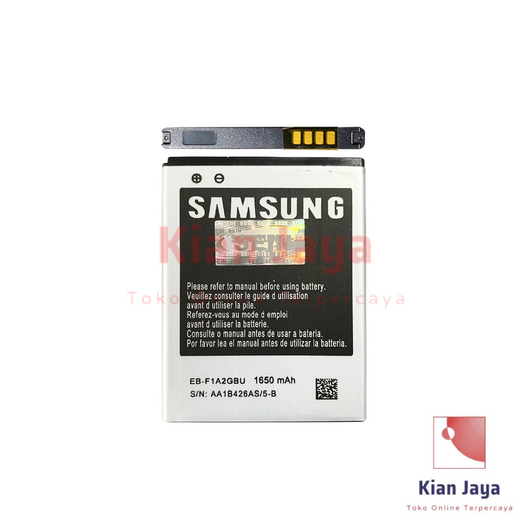 Baterai Samsung Galaxy S2 I9100 Original OEM Batre Batrai Battery Hp EB-F1A2GBU Ori