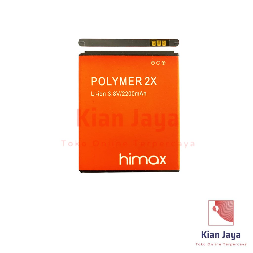 Baterai Himax Polymer 2x Original OEM Batre Batrai Battery Hp Ori