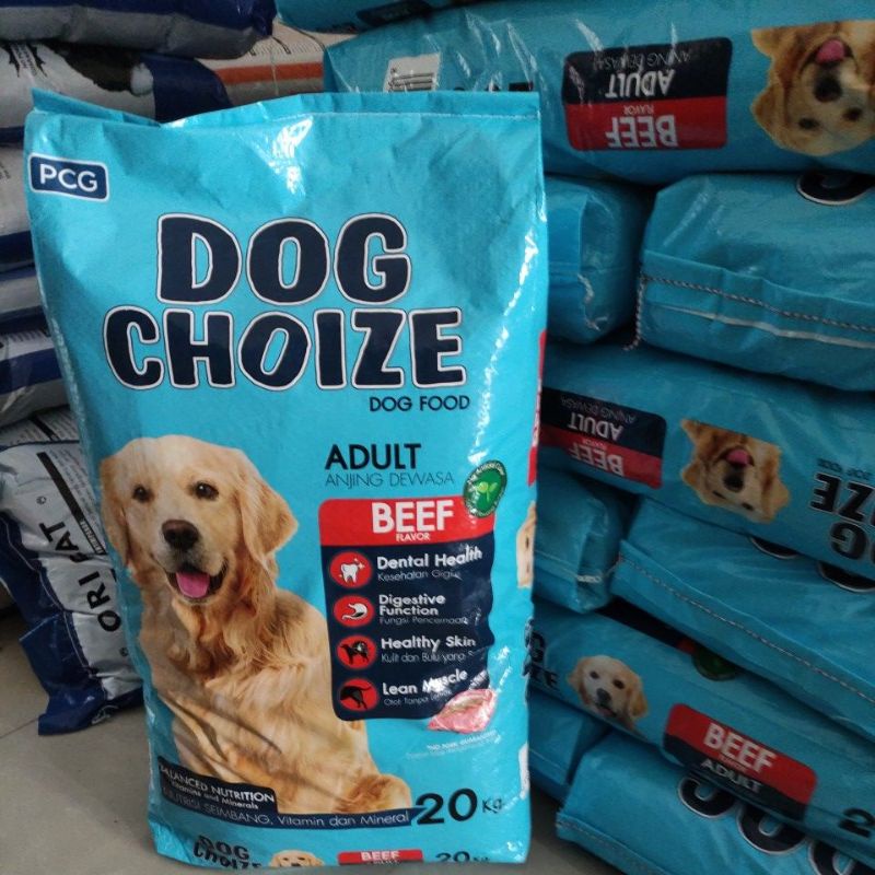 Dog Choize 20kg beef