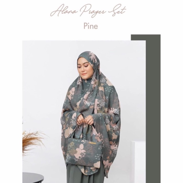 Alana Prayer Set - Pine Mukena by Local.id NEW