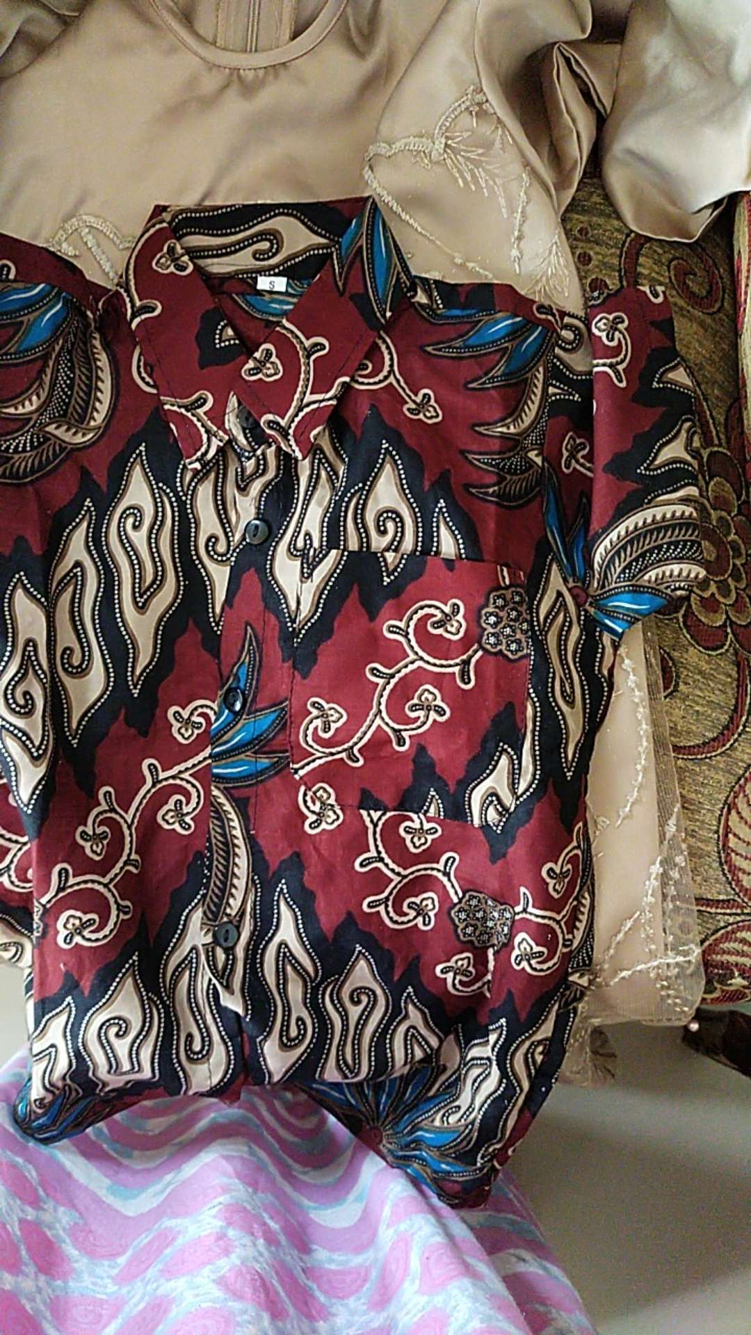 Temukan Kemeja Batik Pria Ppbtk07 Modern Lengan Pendek Casual Trendy Masa Kini Asli Pekalongan