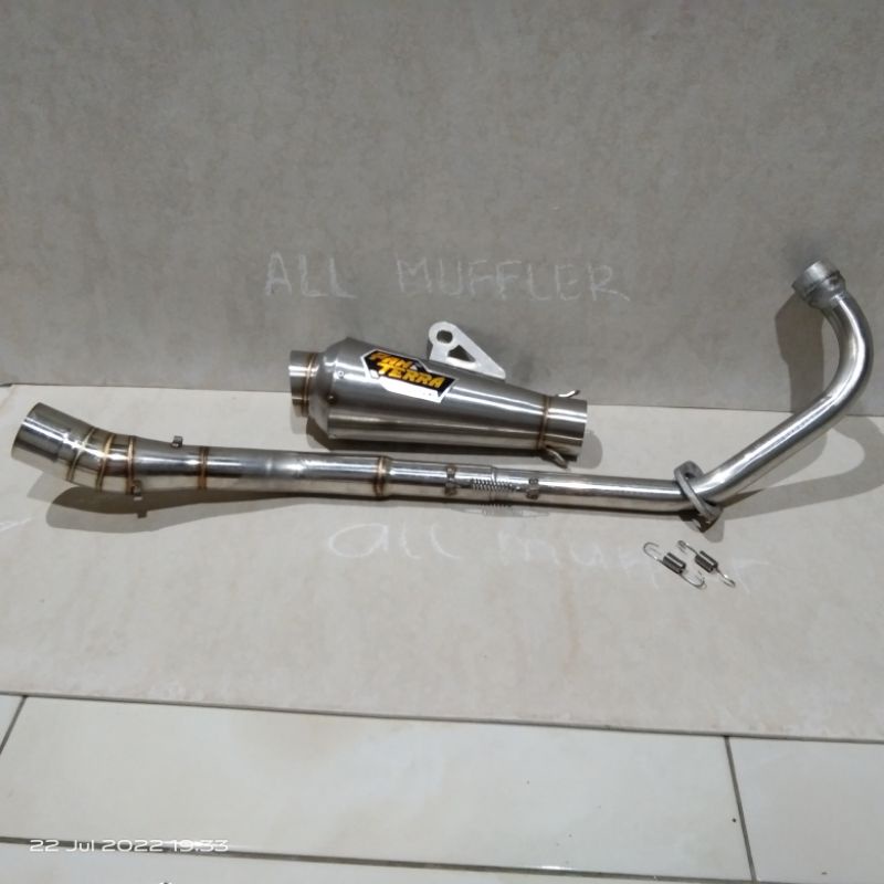 Knalpot Racing Fantera Cornelo Jupiter MX fullset Vixion Megapro Tiger Sonic Verza Satria Fu dan Sat