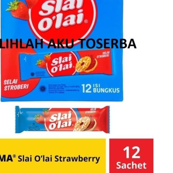 

♤ Biskuit Roma Slai O'lai Strawberry / Slai Olai Stroberi - isi 12 pcs ➼