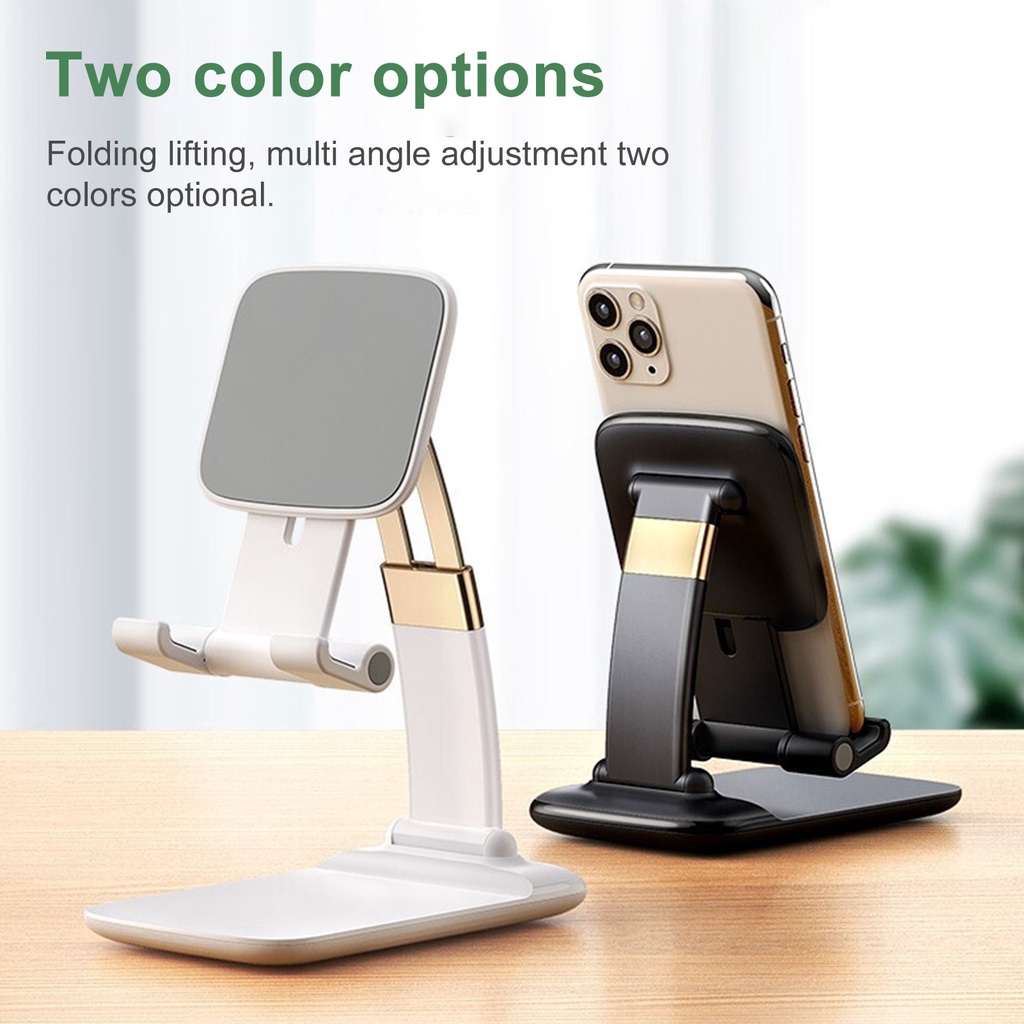 Holder Hp Stand Universal Folding Desktop phone holder Folding Phone Stand Lazypod Handphone Tablet Universal