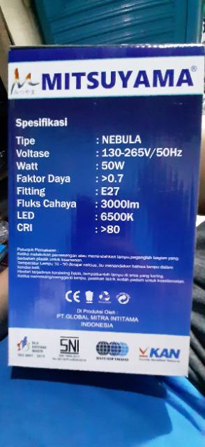 BOHLAM LAMPU LED MITSUYAMA PREMIER NEBULA 50W 50 WATT ORIGINAL