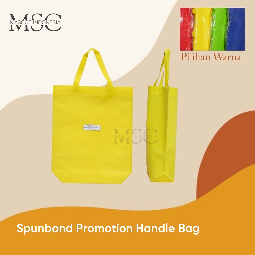 

Spunbond Promotion Handle Bag | Tas Kain/ 1 Lusin (12pcs)