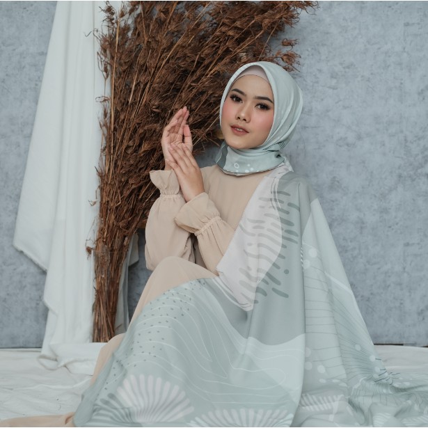 KERUDUNG SEGI EMPAT PRINTING MOTIF JILBAB SEGIEMPAT HIJAB SEGIEMPAT SCARF SHAKILA