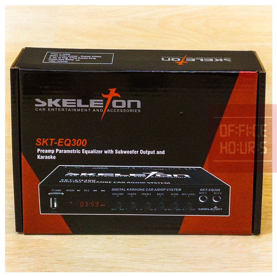 Skeleton Preamp Car Parametric Equalizer Karaoke Bluetooth - SKT-EQ300