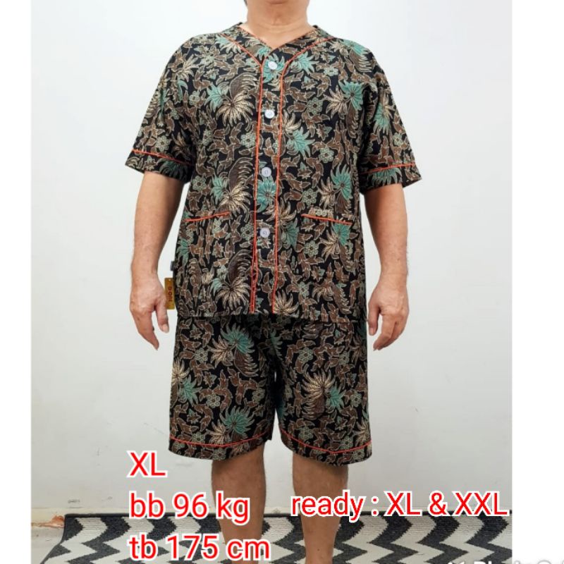 Batik shorts jumbo pajama