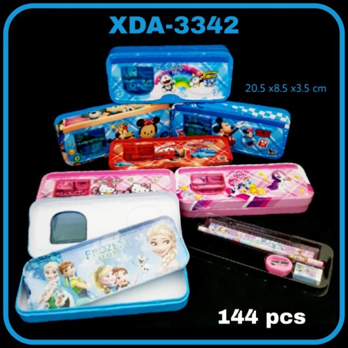 

Eklusif Bos Kotak Pensil Kaleng 2 Susun Set/Tin Pencil Case Box/Paket Sekolah Hot Sale