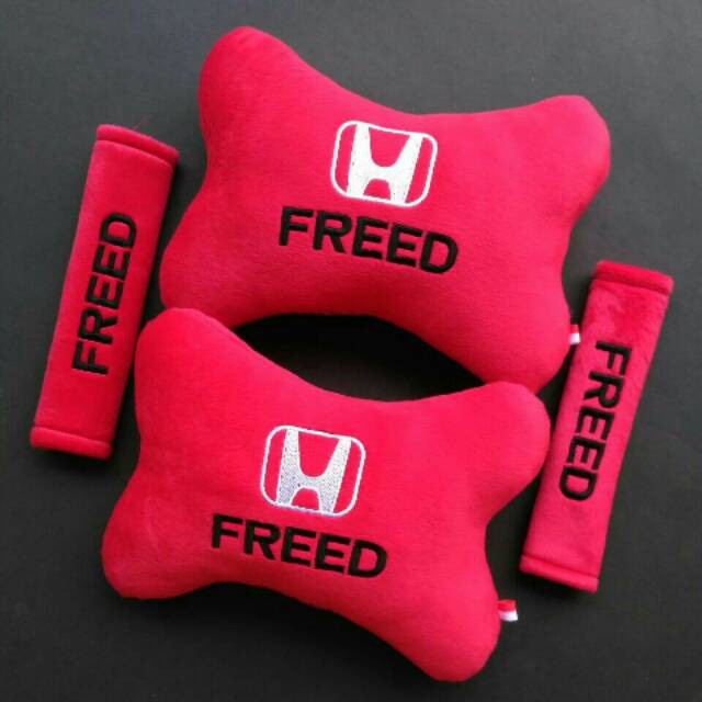 Bantal mobil honda freed merah