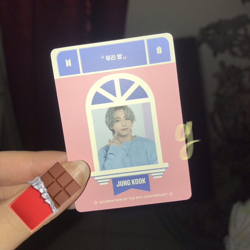 BTS Jungkook Photocard D-3 FESTA D-DAY Calendar - Official PC MPC
