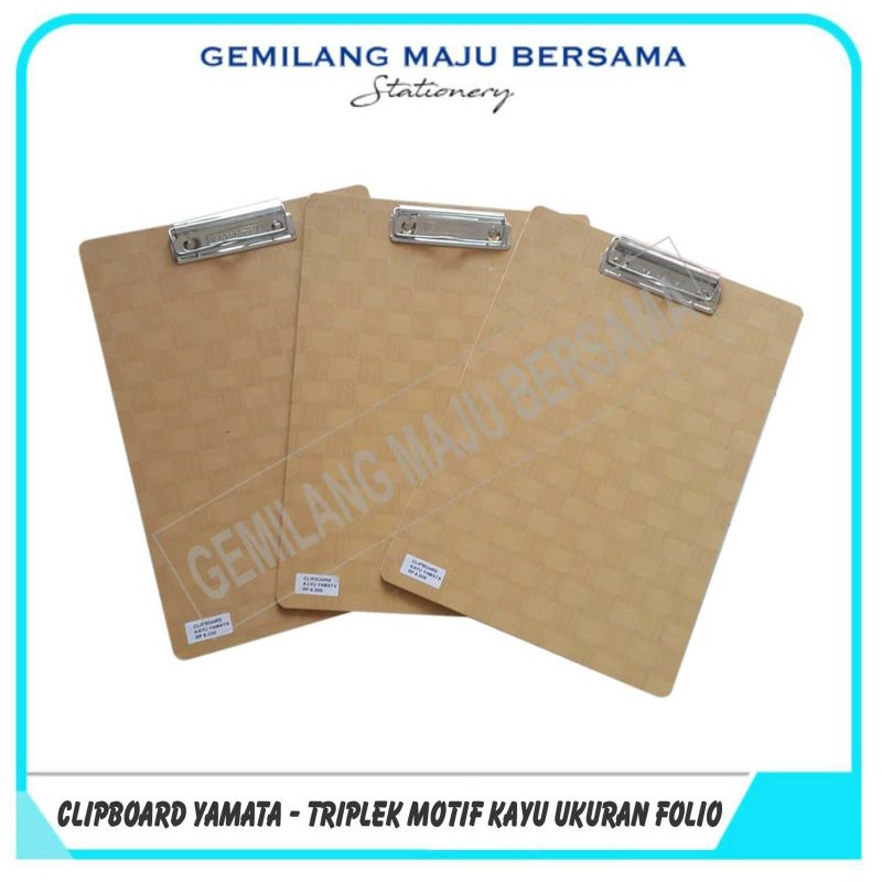 

Clipboard Yamata Triplek / Kayu Folio (F4)