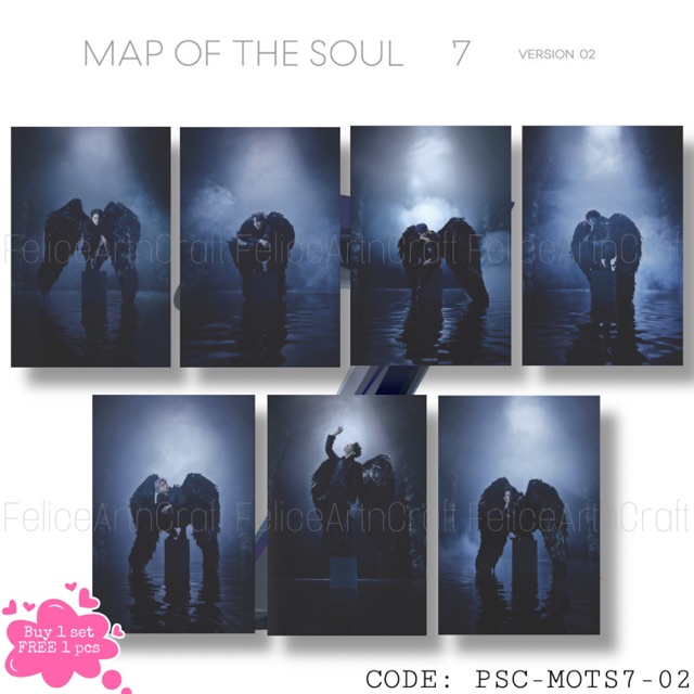 

Post card BTS Map of The Soul : 7 Version 2 [Unofficial]