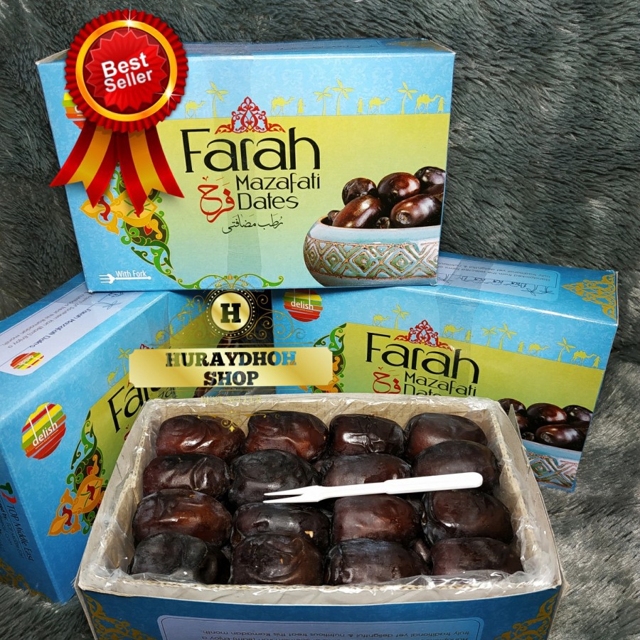 

Kurma Bam Farah Satu Box 550grm Mazafati Dates