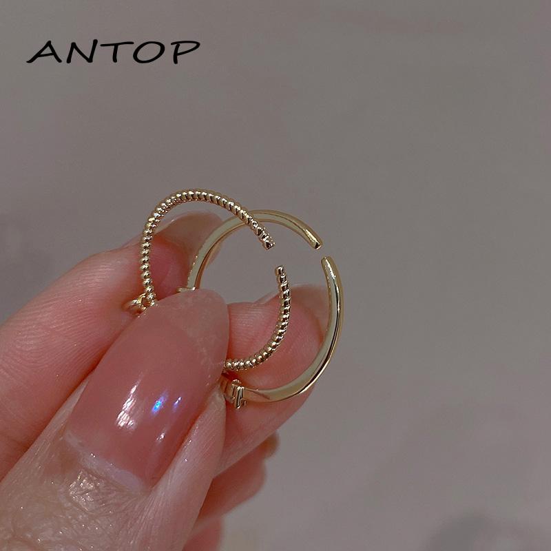 Cincin Jari Telunjuk Wanita Desain Hati Kecil Mewah Ringan