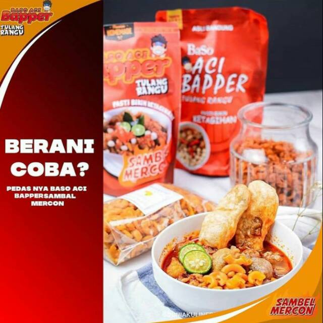 

(READY)Paket Reseller Siap Jualan!!Bapper TulangRangu(5pcs Original & 5pcs Sambel Mercon)-Termurahh!