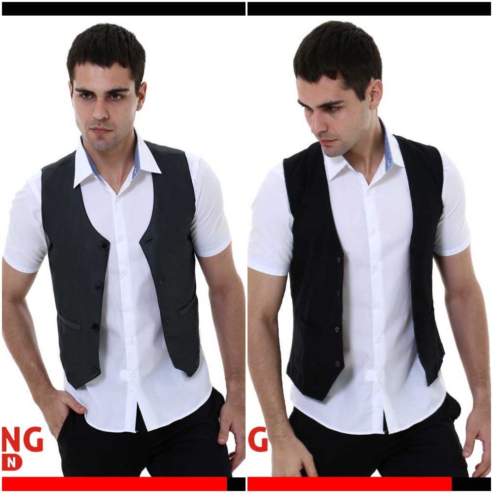 Vest Rompi Cowo Pria Laki / Semi Formal Pesta Fahion Party Clubbing (COMB)