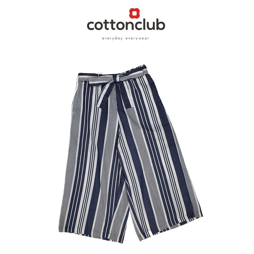 MUGEN Stripes Pants | Bawahan / Kulot Wanita | Cotton Club