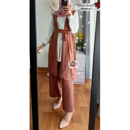 ONE SET WANITA GWEEN BY ATHATA/TUNIK WANITA TERBARU /ONE SET KEKINIAN BY ATHATA