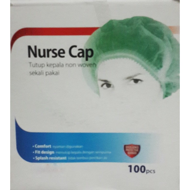 Nurse Cap OneMed Rambut Hair Net Penutup kepala Gojek Perawat