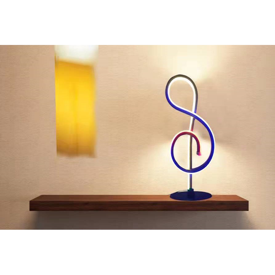 Musical Note Ambient Light - Lampu Hias RGB LED Desain Not Musik