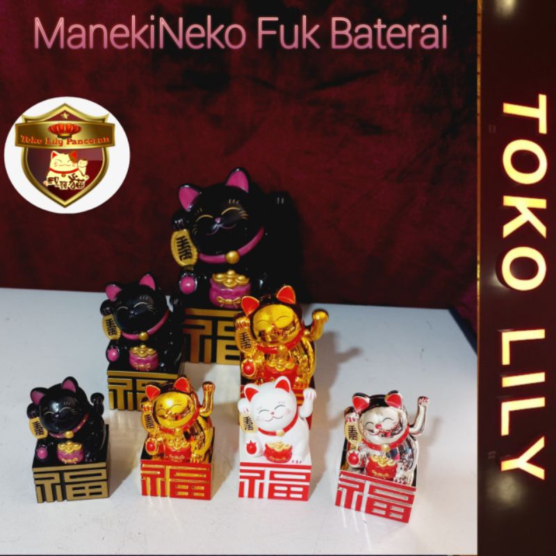 KUCING HOKI FUK / Maneki Neko Fuk / Lucky Cat terbaru / CaoCaiMao