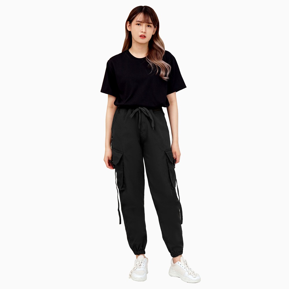 Celana Panjang Jogger Cargo Hypebeast Training wanita Keren Terbaru - XSHOP Artura