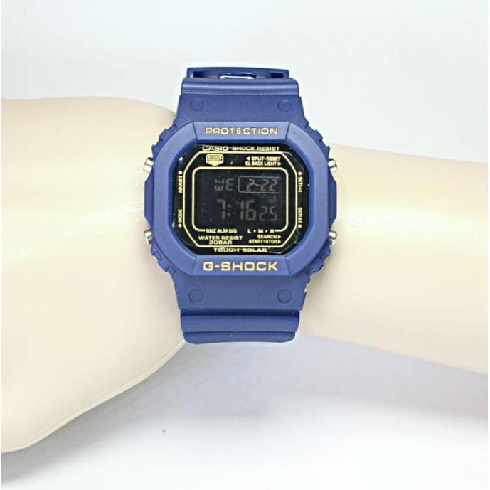 TERKINI BEST SELLER JAM TANGAN DIGITAL GS GLS-5600 GSHOCK GLS5600 NAVY BLUE HIGH QUALLITY