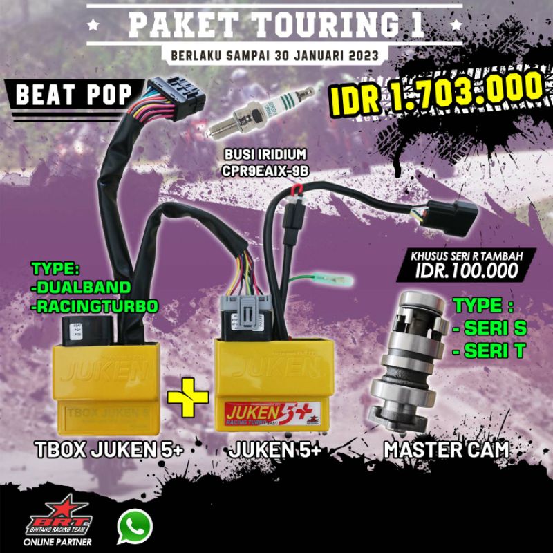 Paket Beat Pop / Beat street ECU Juken 5 + Noken As