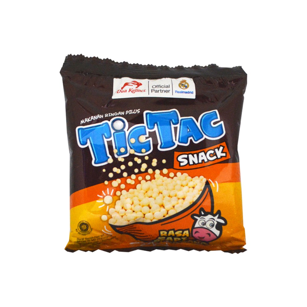 ECERAN Tic Tac Snack Sapi Panggan Makanan Ringan Pilus Rasa Barbeque