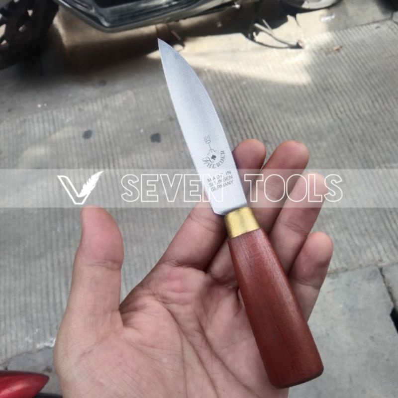 Original pisau Cap Garpu Asli 4 inch Herder Germany pisau made in Soligen Germany