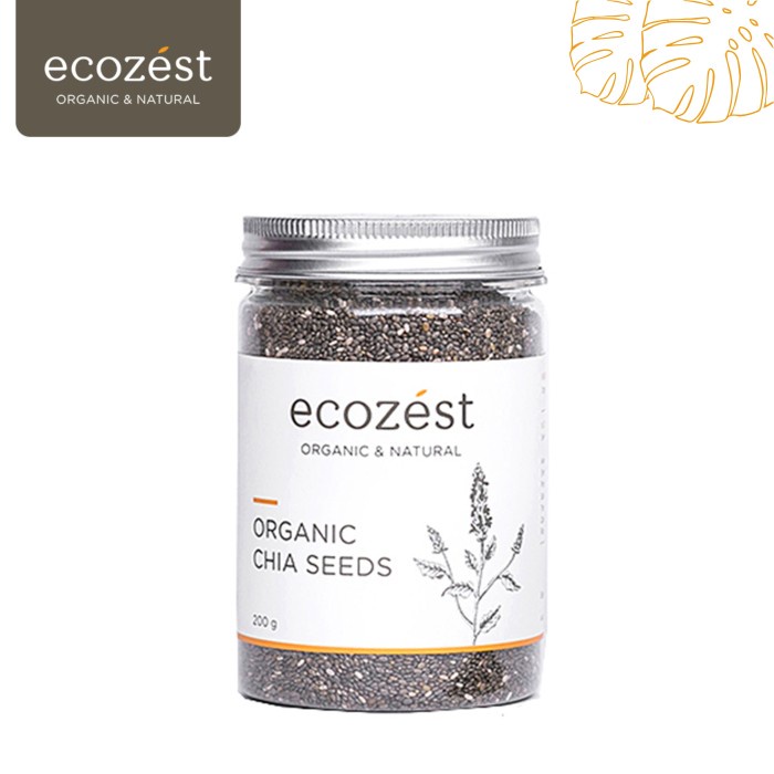 

Q124521 Ecozest - Chia Seeds - 200G Dw501Sqs