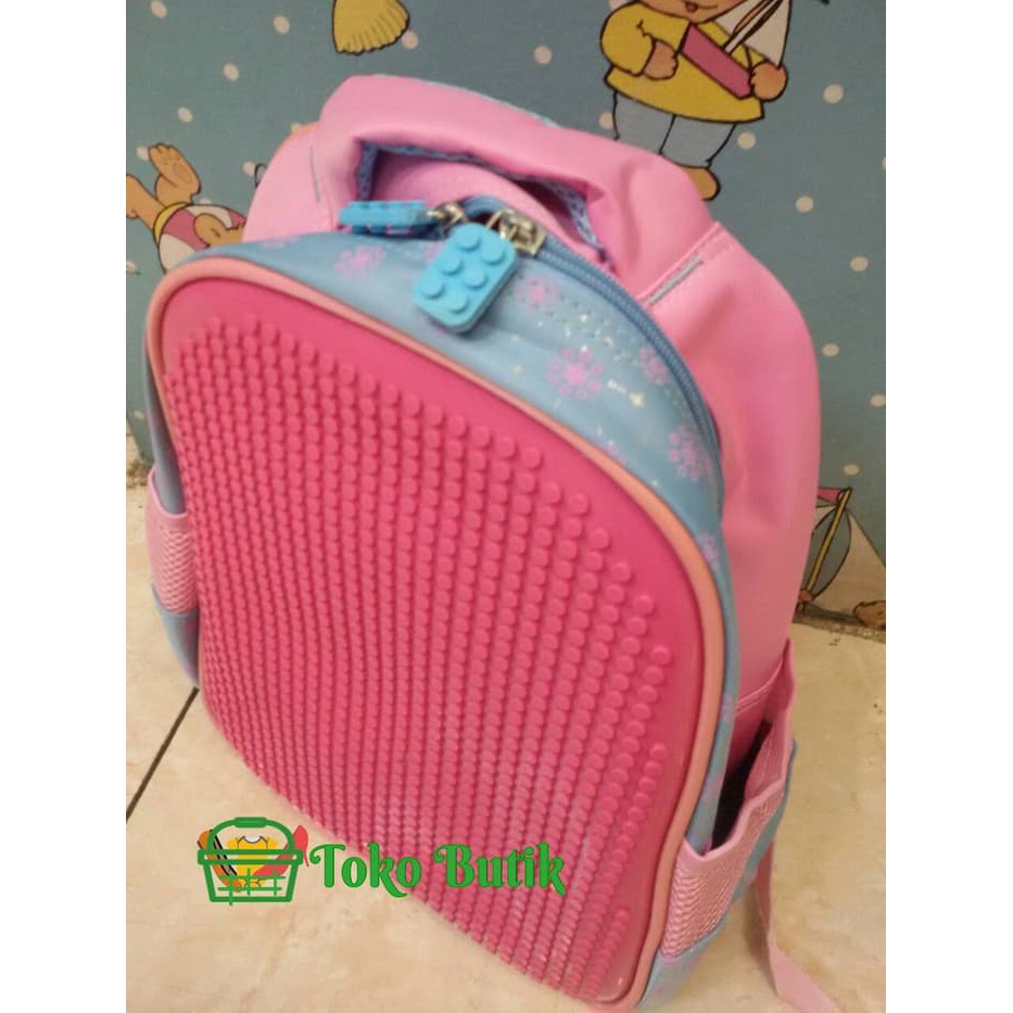 Tas Anak Karakter Kartun Animasi Sekolah TAS RANSEL ANAK LEGO MEDIUM Bisa Dibogkar Pasang 62SFW