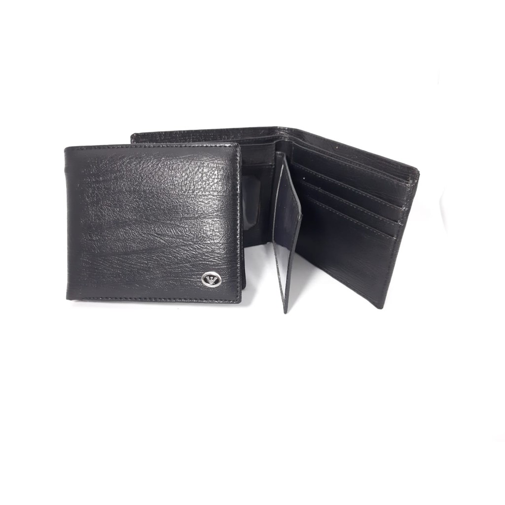 Dompet Kulit Pendek Pria Best Seller - HITAM