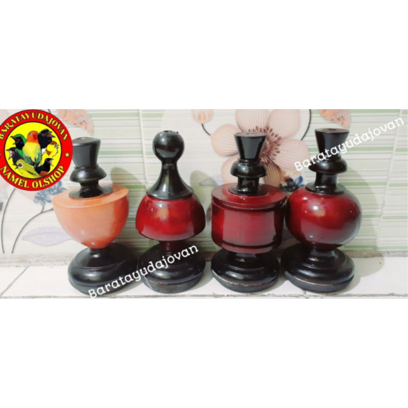 PION GANTUNGAN SANGKAR BAHAN KAYU SANGKAR KAYU SANGKAR KAPSUL BESAR KECIL