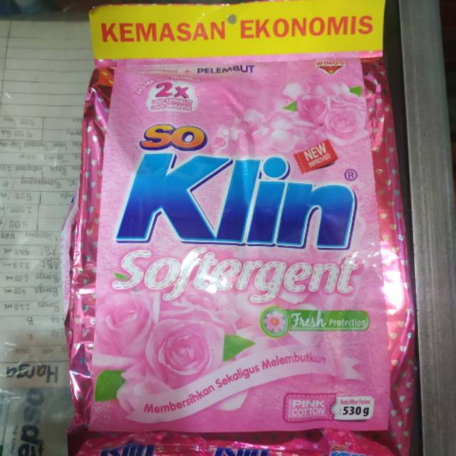 

SoKlin Softergent Kemasan Ekonomis 530 gr