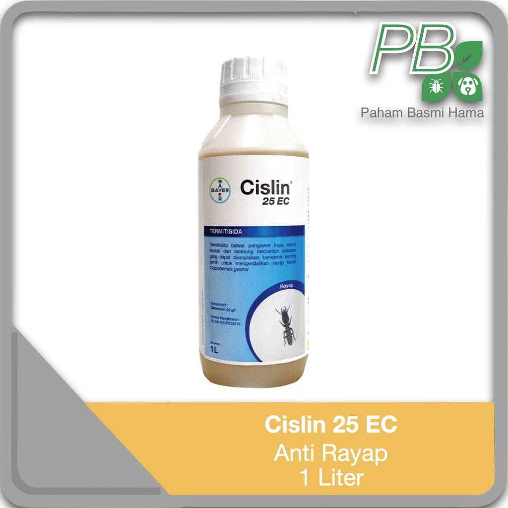 Cislin 25 EC - Anti Rayap - Bayer - Pembasmi Rayap - 1 Liter | Shopee