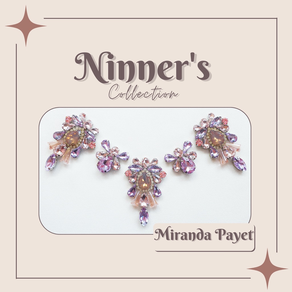 Miranda Payet [ Payet Rangkai | Payet Leher | Payet Pinggang | Payet Kebaya ]